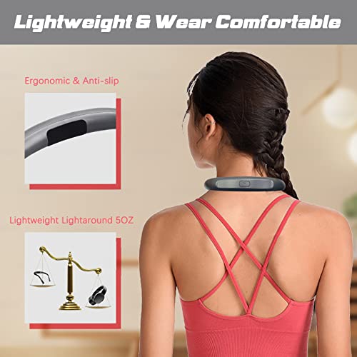 COREBAY LED Neck Reading Light，Book Light for Reading in Bed，Rechargeable LED Light Perfect for Knitting, Crafts, and Readers