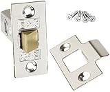 HANDLESTORE Shaped Scroll Door Handle Pack Polished Chrome 2.5" Latch 3" Hinges view 3