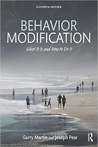Behavior Modification What It Is And How To Do It 11 Martin Garry Pear Joseph J Amazon Com