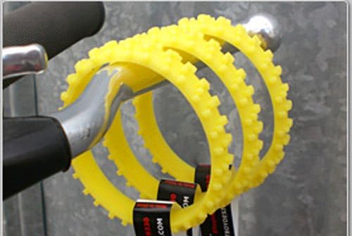SET OF FIVE YELLOW KNOBBY DIRTBIKE TIRE WRISTBAND MOTO X suzuki rmz ltr 125 250