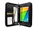 rooCASE Google Nexus 7 FHD 2nd Gen Tablet Executive Portfolio Case Cover - Black