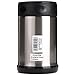 Zojirushi Steel Food Jar, Medium, Black/Stainless