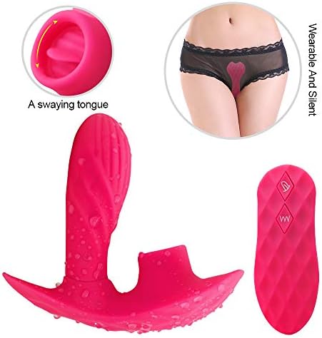 Tongue Simulator Smart Wearable Ring Love Egg Soft High Frequency Wand Silicone with Heating Function Perfect Size & Party Gifts Lifelike Toys for Women Multi Speeds Waterproof T-Shirt