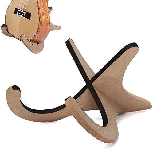 VOSTOR Guitar Stand Universal Wooden Guitar Stand Floor Wooden guitar stand for multiple guitars Detachable Ukulele Stand Wood Stand Folding Portable Stand for Mandolins and Violins