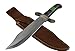 Rogue River Tactical Knives The Big John Classic Western Fixed Blade Bowie Knife with Leather Sheath