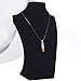 Yumei Jewelry 7 Color Real Natural Stone Chakra Necklace Choker with Extender Chain