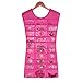 Valdler Dual Sides Hanging Jewelry Non-woven Organizer 30 Pockets 14 Hook-and loop Tabs Holder Storage Bag Without Hanger (Rose)