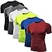 Neleus Men's 3 Pack Athletic Compression Short Sleeve Shirts