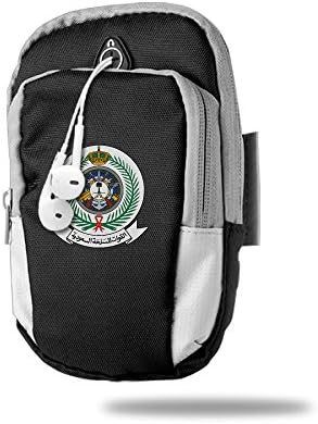Armed Forces Of Saudi Arabia Emblem Outdoor Mobole Phone Armbags Bag Wrist Pack Black For Unisex,One Size