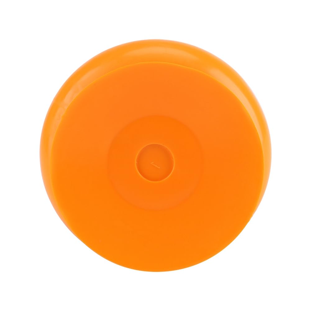 Lazmin Waterproof Suction Wall Clock, Window Mirror Bath Shower Clock Bathroom Accessories Waterproof Clock(Orange)