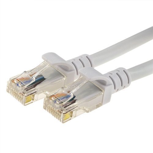 Cat6 / Cat5e / Cat5 Standards Networking RJ45 Ethernet Patch Cable Xbox \ PC \ Modem \ PS4 \ Router (White, 100ft)