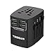 Travel Adapter,TESSAN International Power Adapter Wall Charger with 4 USB Ports 25W /5A- All in one Universal AC Outlet Plugs Covers 150+Countries Europe, UK, Germany, Canada, France,China, Australia
