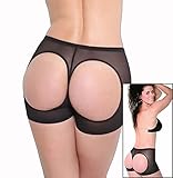 Fullness Butt Lifter Boy Shorts (Large, Black)