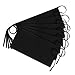 Syntus 100% Cotton 3 Pockets Waist Apron 11.5-inch Long Kitchen Cooking Restaurant Bistro Craft Garden Half Aprons for Men, Women, Chef, Baker, Servers, Waitress, Waiter, Craftsmen, Black Pack of 6