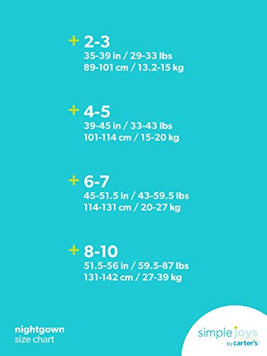 Simple-Joys-by-Carters-Little-Girls-2-Pack-Fleece-Nightgowns