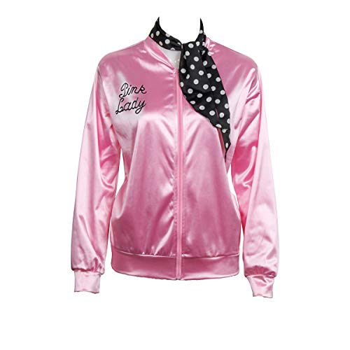 pink satin jacket