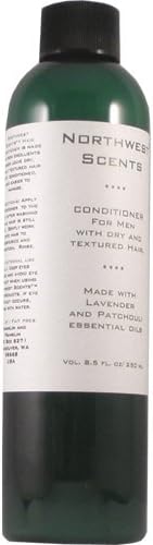 Northwest Scents Lavender and Patchouli Conditioner for Men with Dry, Coarse, and Highly Textured Hair - 8.5 oz Bottle