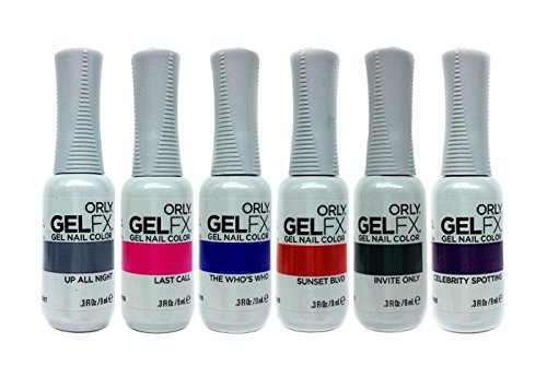 Orly Sunset Strip Collection Holiday 2016 Gel FX Gel Polish Set of 6