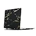 Zinmark 13 Inch Laptop Case Cover, Compatible with MacBook Air 13.3 Inch A1369 / A1466, Plastic Folio Hard Cover Case - Black & Gold Marble