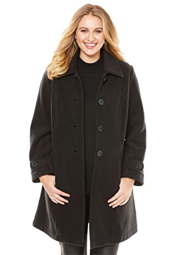 Roaman'sWomen's Plus Size Fleece Jacket