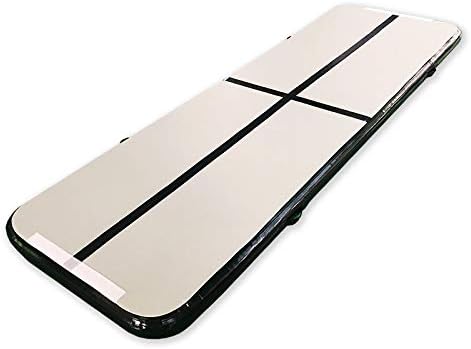 Gymnastics Air Track Tumbling Mat/Yoga mat Thickened/Gymnastics Mat/Inflatable Tumble Track with Electric Air Pump for Home/10ft/13ft/16ft/20ft/23ft