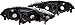 Spec-D Tuning 2LH-CV062-RS Honda Civic 2dr Chrome Crystal Headlights Clear Head Lamps