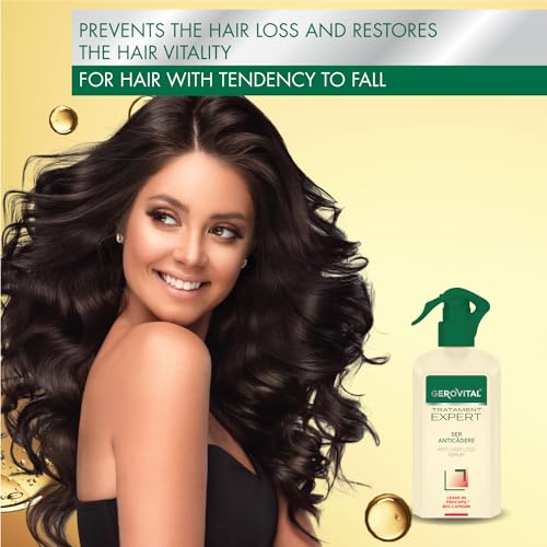 Gerovital Tratament Expert Anti-Hair Loss Serum - No Rinse, Strengthens Root, Reduces Hair Loss and Stimulates Healthy Growth, 150 ml