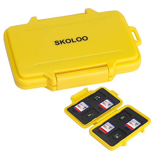 SD Card Holder Case Hunter, SKOLOO Weatherproof Micro SD Card Case