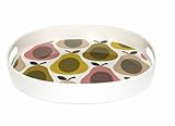 Orla Kiely Melamine Rounded Edge Tray - Giant Pear/Candy Floss