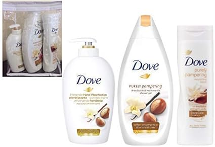 in shower body lotion dove