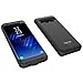 Galaxy S8 Plus Battery Case Qi Wireless Charging Compatibility, Alpatronix BX430plus 6.2-inch 5000mAh Slim Rechargeable Protective Extended Portable Charger Cover Samsung Galaxy S8+ - Black