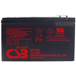 CSB GP1272F2, 12 Volt/7.2 Amp Hour Sealed Lead Acid