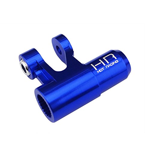 Hot Racing Aluminum Steering Servo Horn Arm, Blue: X-Maxx