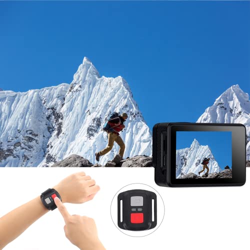 Piwoka Action Camera 4K with WiFi, Remote Control, Ultra HD Sports