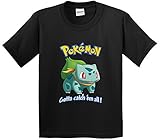 New Way 563 - Youth T-Shirt Pokemon GO Gotta Catch 'Em All Bulbasaur
