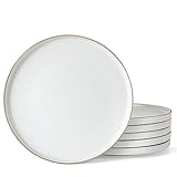 S&Q'S CERAMICS S&Q Dinner Plates Set of 6, 10.5