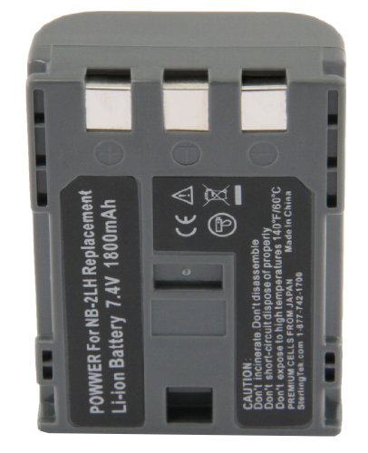 STK's Canon NB-2LH Battery for G9, Rebel XTi, G7, Rebel XT, HV-20, ZR-850, S30, HV-40, S330, S50, HV-10, ZR100, ZR-830, ZR-700 Digital Cameras - Thumbnail 3