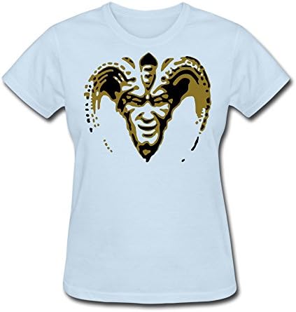 TAUYOP Women's Devil T-shirts SkyBlue M