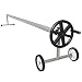 Best Choice Products 21ft Aluminum Inground Swimming Pool Cover Reel w/Hand Crank, Silver
