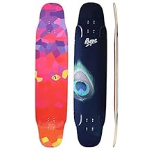 Rayne Longboards - Tabla de Longboard de Fibra de Vidrio de bambú de 121 cm