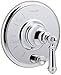KOHLER K-T72768-4-CP Artifacts Rite-Temp Pressure-Balancing Valve Trim with Push-Button Diverter and Lever Handle, Polished Chrome