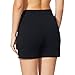 baleaf Women's Shorts Athletic Running Workout Casual Cotton Lounge Walking Sweat Yoga Jersey Pull On Shorts Pockets Black Size S