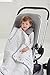 aden + anais Classic Stroller Blanket; 100% Cotton Muslin; 4 Layer Lightweight and Breathable; 27.5 X 27.5 inch; Twinkle - Stars