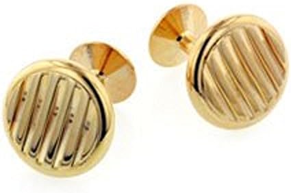 JJ Weston Lined Cufflinks. Made in the USA