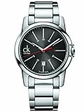 Calvin Klein Quartz Swiss Date Stainless Steel Black Dial Men's Watch K0A21561