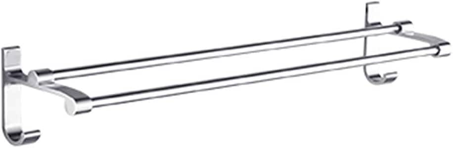 XFYS Estante para Toallas De Baño De Aleación De Aluminio, Doble Poste