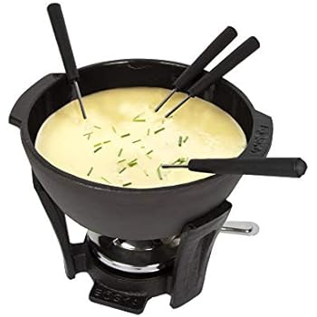 BOSKA 853549 Party Pro Cheese Fondue Set, 900ml, Black