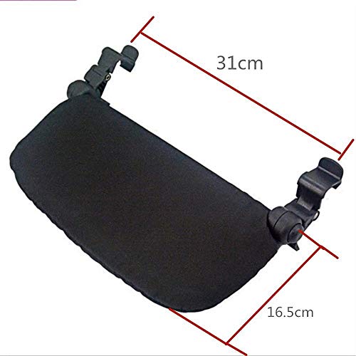 Nrpfell Stroller Footrest 6.5 Longer Accessories for Baby Stroller Feet Extension Infant Pram Footboard (Black)