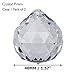 KARSLORA 40mm Suncatcher Crystal Ball Prism Rainbow Maker Hanging Prisms Window Suncatchers, 2 Pack, Clear
