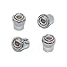 Cadillac Chrome Tire Valve Stem Caps